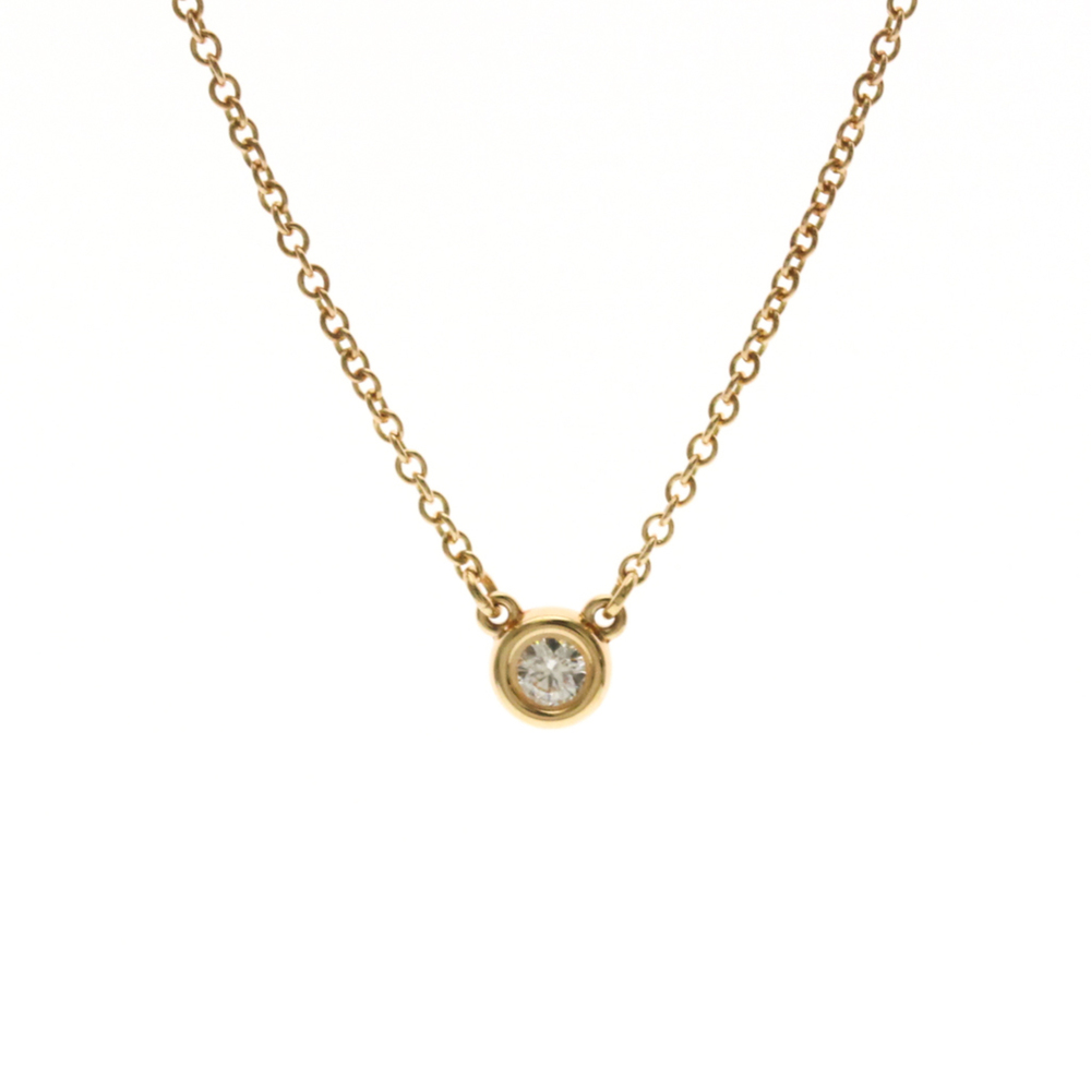 TIFFANY 18k Gold Diamond Necklace